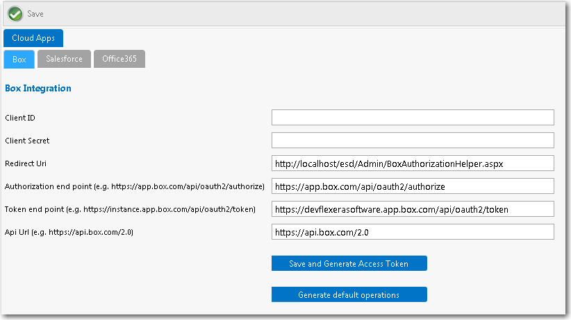 Cloud Apps View