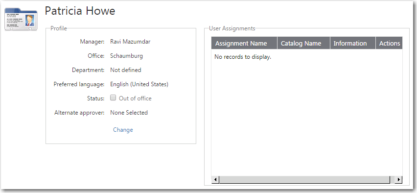 Profile user View